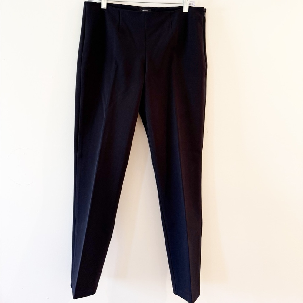 Theory Belisa 2 Mandatory Black Crop Pants - Picture 3 of 14